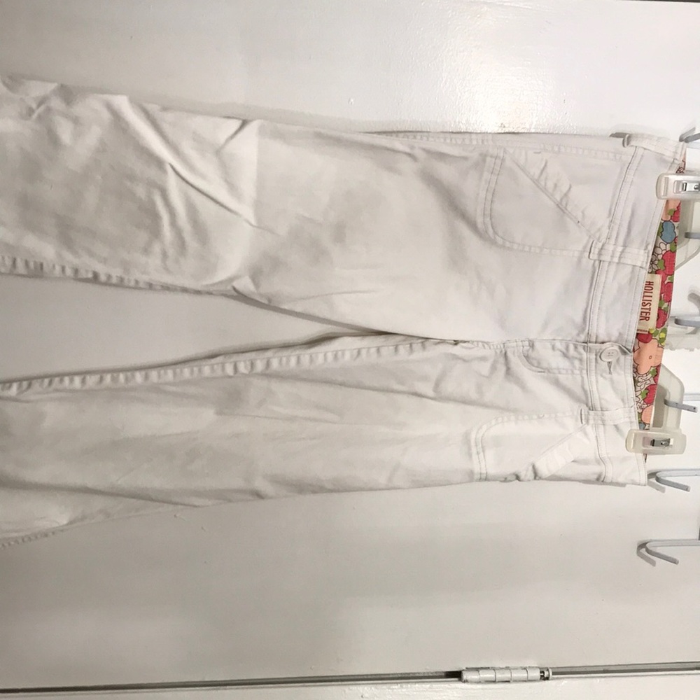 Hollister white pants size 1